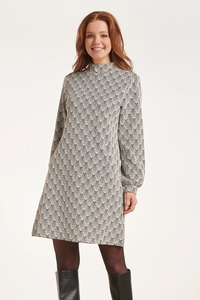 Smashed Lemon 24561 korte jurk met grafische print |