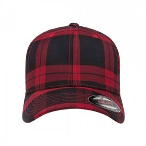 Flexfit by Yupoong tartan geruite pet L/XL grijs/zwart