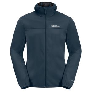 Jack Wolfskin - Feldberg Hoody - Softshelljack, blauw