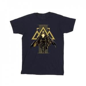 DC Comics jongens zwart Adam Rising gouden symbolen T-shirt 5-6 Years wit