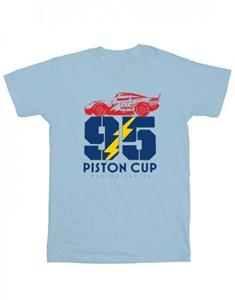 Disney Girls Cars Piston Cup 95 katoenen T-shirt 9-11 Years babyblauwe kleur