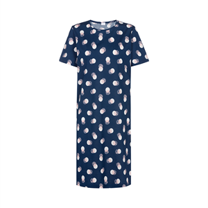 Mey Nachthemd Serie Scribbled Dots Deep Marine