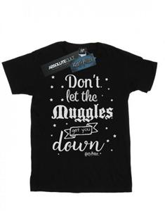 Harry Potter Girls Don´t Let The Muggles Cotton T-Shirt 12-13 wit