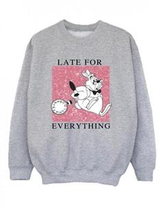 Disney jongens Alice In Wonderland wit konijn Sweatshirt 12-13 wit