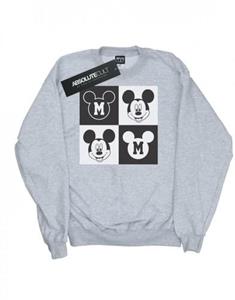 Disney jongens Mickey Mouse lachende vierkanten sweatshirt 9-11 Years wit