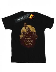 Disney Boys The Lion King Movie Sunrise Collage T-shirt 12-13 wit