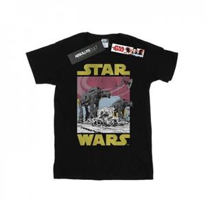 Star Wars jongens de laatste Jedi AT-AT T-shirt 12-13 zwart