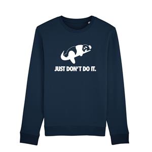 Enkr Herensweater - DOE HET GEWOON NIET XS marineblauwe kleur