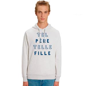 Ma Petite Tribu Herenhoodie - ZO VADER ZO DOCHTER MPT XS vuilwit