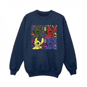 Disney jongens Lilo & Stitch pop-art sweatshirt 5-6 Years wit