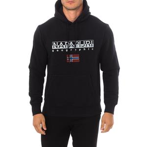 Napapijri Heren NP0A4GJA ronde hals hoodie M zwart