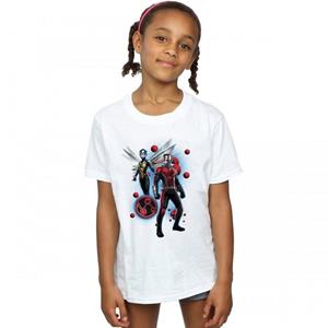 Ant-Man And The Wasp Ant-Man en de Wasp Girls Particle Pose katoenen T-shirt 12-13 wit