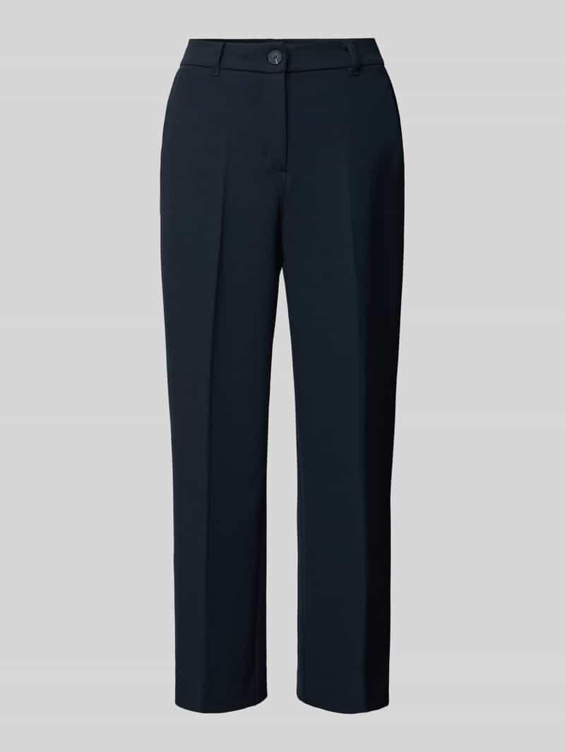 Opus Stoffen broek met bandplooien, model 'Morella'