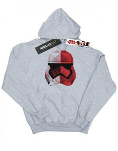 Star Wars Girls The Last Jedi Stormtrooper Rode kubistische helmhoodie 12-13 zwart