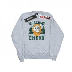 Star Wars Endor Camp-sweatshirt voor jongens 9-11 Years wit