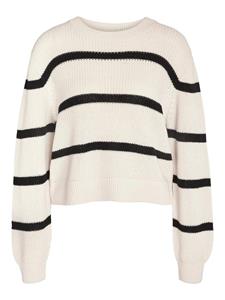 Noisy May Gebreide pullover met ribboorden