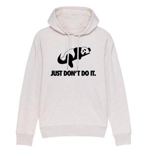 Enkr Doe het gewoon niet hoodie XS vuilwit