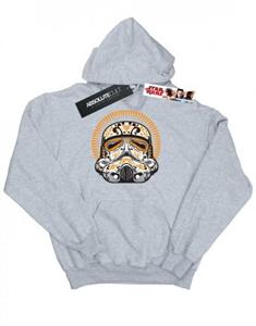 Star Wars Stormtrooper Dia De Los Muertos-hoodie voor heren XL grijs
