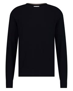 State Of Art Trui Structure Contrast Navy