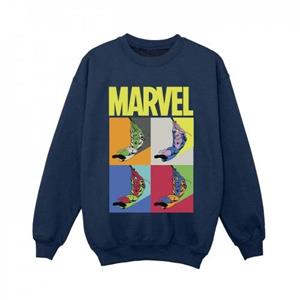 Marvel Boys Spider-Man pop-art sweatshirt 7-8 Years zwart