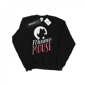Disney jongens Minnie Mouse maansilhouet sweatshirt 12-13 zwart