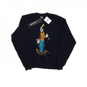 Disney jongens Goofy kerstverlichting Sweatshirt 5-6 Years wit