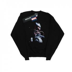 Marvel Boys Venom schilderij-sweatshirt 12-13 zwart