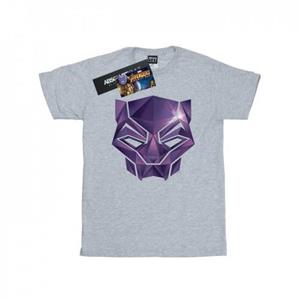 Marvel Girls Avengers Infinity War Black Panther geometrisch katoenen T-shirt 9-11 Years wit