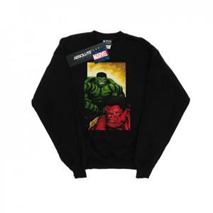 Marvel Boys rode Hulk versus groene Hulk Sweatshirt 12-13 zwart