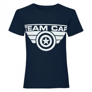 Pertemba FR - Apparel Captain America Civil War Girls Team Cap T-shirt 5-6 Years blauw
