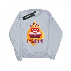 Disney Boys Inside Out Fired Up Sweatshirt 12-13 zwart