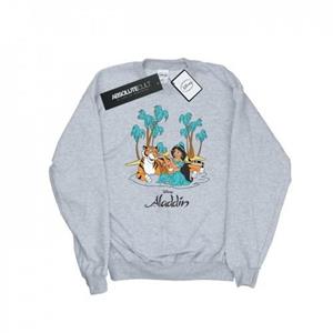 Disney jongens Aladdin Jasmine Abu Rajah strandsweatshirt 12-13 wit