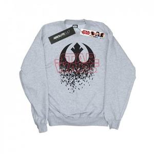 Star Wars Boys The Last Jedi Shattered Emblem-sweatshirt 12-13 zwart