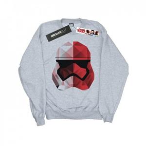Star Wars Boys The Last Jedi Stormtrooper Red Cubist Helmet Sweatshirt 12-13 zwart