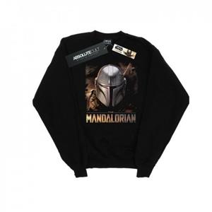 Star Wars Boys The Mandalorian Helmet Sweatshirt 12-13 zwart