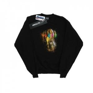 Marvel Boys Avengers Endgame Infinity Gauntlet Splatter Sweatshirt 12-13 zwart