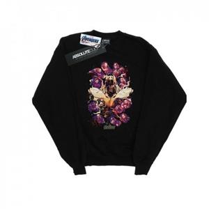Marvel Boys Avengers Endgame Movie Splatter Sweatshirt 12-13 zwart