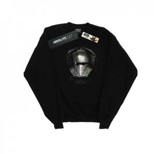 Star Wars Boys The Mandalorian Dark Helmet-sweatshirt 12-13 zwart