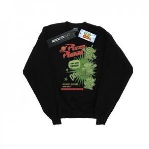 Disney Jongens Toy Story 4 Pizza Planet Kleine Groene Heren Sweatshirt 12-13 wit