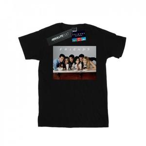 Friends Vrienden meisjes groepsfoto Milkshakes katoenen T-shirt 9-11 Years wit