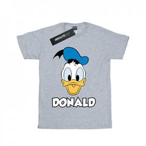 Disney meisjes Donald Duck Face katoenen T-shirt 9-11 Years wit