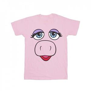 Disney Girls The Muppets Miss Piggy Face katoenen T-shirt 12-13 babyroze kleur