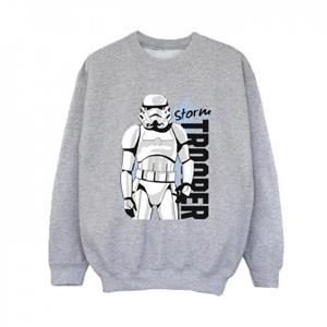 Star Wars Boys Storm Trooper Sweatshirt 9-11 Years wit