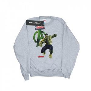 Marvel Boys Hulk Pose-sweatshirt 12-13 grijs