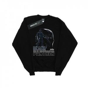 Marvel Boys Avengers Infinity War Black Panther karaktersweatshirt 12-13 zwart