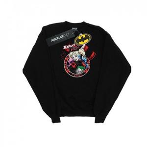 DC Comics jongens Harley Quinn Joker patch-sweatshirt 9-11 Years wit