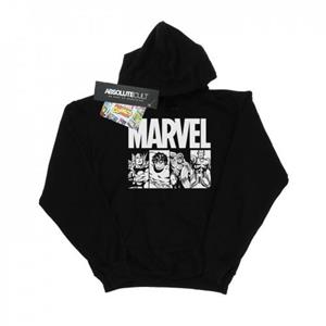 Marvel Boys Comics actietegels hoodie 12-13 zwart
