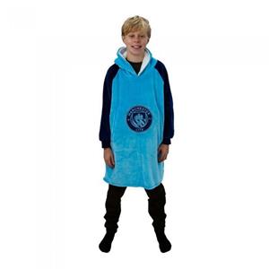 Pertemba FR - Apparel Manchester City FC fleecedeken met capuchon voor kinderen/kinderen One Size blauw