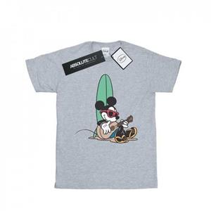 Disney dames/dames Mickey Mouse Surf en Chill katoenen vriendje T-shirt L wit