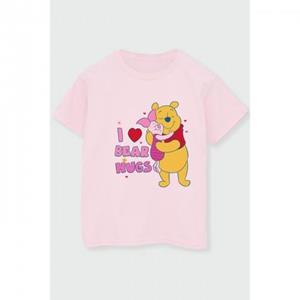 Disney meisjes Winnie de Poeh grote beer knuffels katoenen T-shirt 12-13 babyroze kleur